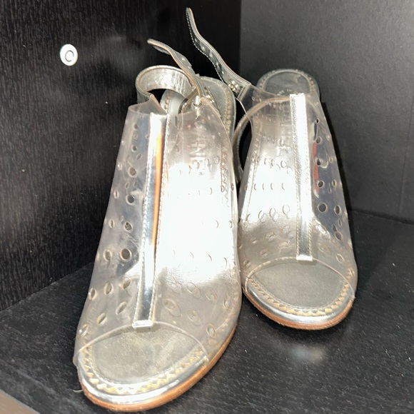 Vintage Translucent Chanel Heels - Picture 14 of 16
